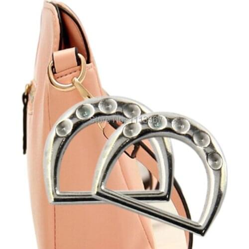 100piece Craft Silver Metal D Ring Hooks D Shaped Buckles Belt Buckle For Bags Clothes Belt Sewing Hooks Clips K72