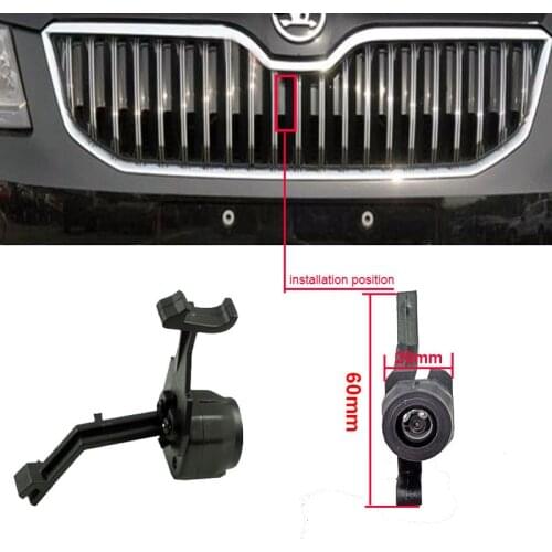 For SonyCCD Car front grille camera for Skoda Octavia 2015 forward parking camera night vision waterproof