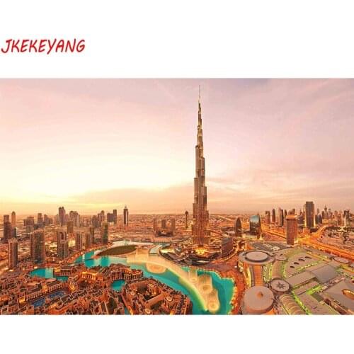 5D DIY square/round Diamond painting Burj Khalifa Cross Stitch Diamond Embroidery Pattern Rhinestone J1692