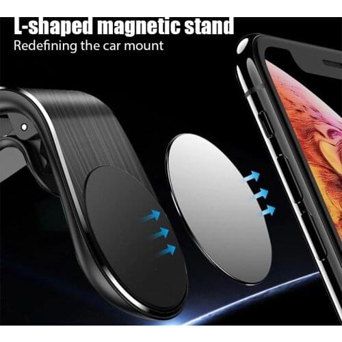 Car Mobile Phone Holder Car Air Magnet GPS Stand Air Vent Clip For Hyundai Solaris Accent Ix35 I20 Elantra Santa Fe Tucson Getz