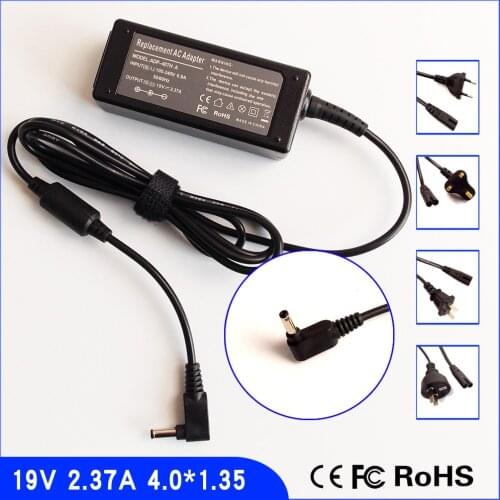 19V 2.37A Laptop Ac Adapter Power SUPPLY + Cord for ASUS ZenBook UX21A UX21A-K1004V UX21A-K1009V UX21A-K1010V UX21A-K1009X