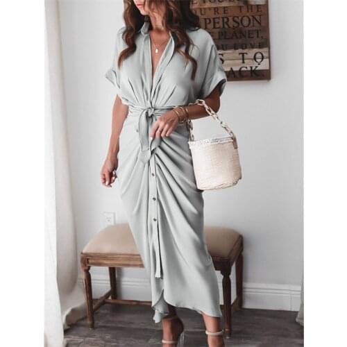 Fionago Office Summer Dresses