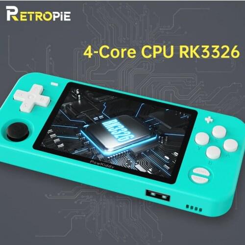 POWKIDDY RGB10Pro 3.5 "Full Fit IPS Screen Open Source System Handheld Game Console RK3326 Chip 3500mAh 3D Rocker Retropie Games