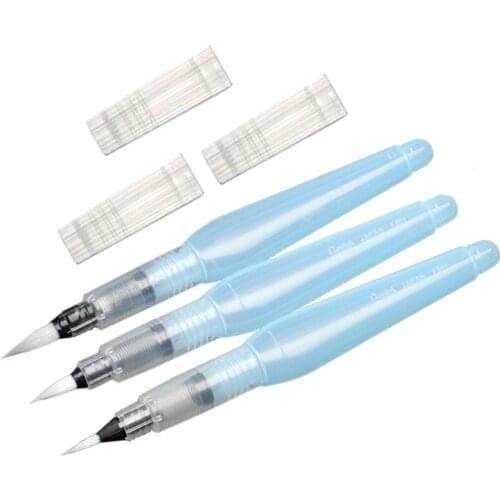 Brush Pen Solid Watercolor Painting Pen Large Capacity Water Storage Pen Water Soluble Color Lead Painting Brush Art Supplies