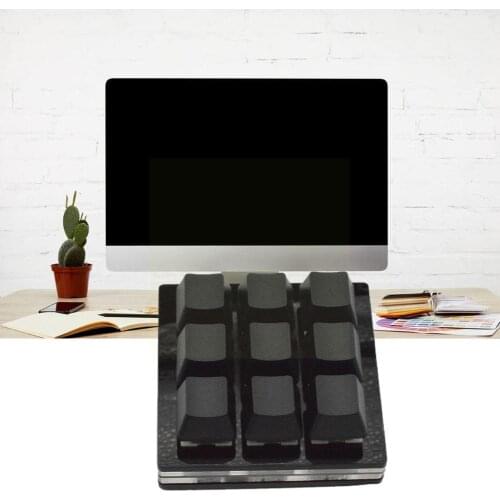 9Keys Macro Keyboard DIY Custom Programmable RGB Backlight Keypad Mechanical Keyboard PC Laptop Hot-swappable Games P2R8