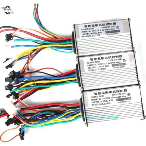 XY Accessories Motor Brushless Controller 36V 48V 350W Electric Scooter Mountain Bike Speed Controller with LCD Display Panel