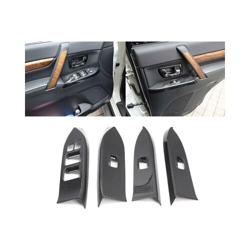 LHD Door Window Lifter Cover 4pcs For Mitsubishi Pajero / Shogun V80 2007-2019