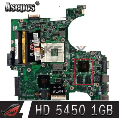 Akemy For DELL 1564 Laptop Motherboard HD 5450 1GB CN-06T28N 06T28N 6T28N DA0UM3MB8E0 HM55 Mainboard