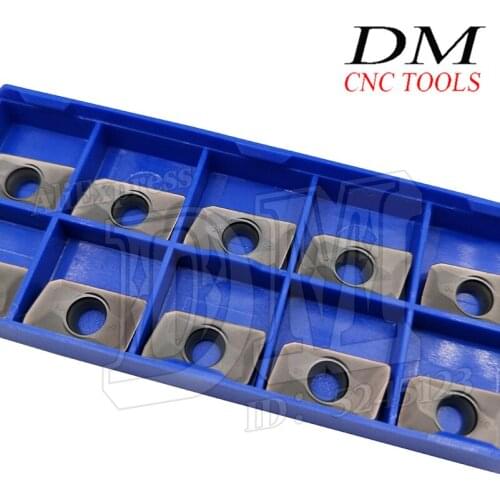 10PCS APMT160408PDER YBG302 Carbide Cutting Insert Milling Insert Shoulder Milling Cutter For BAP400R Milling Plate Lathe Knife