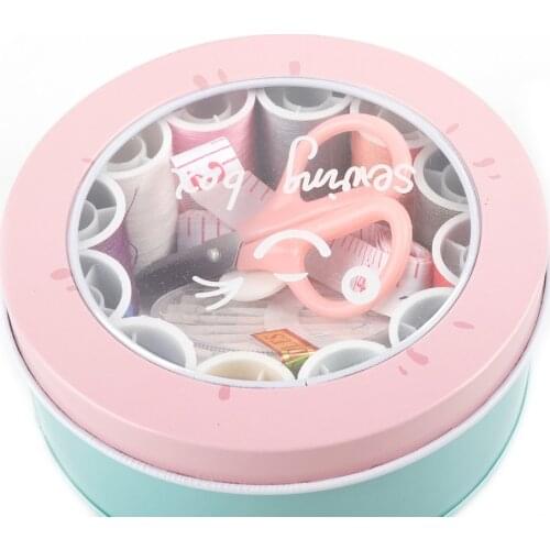 Sewing Box Kit Storage Container Travelling Quilting Stitching Embroidery Sewing Needle Craft Sewing Kits