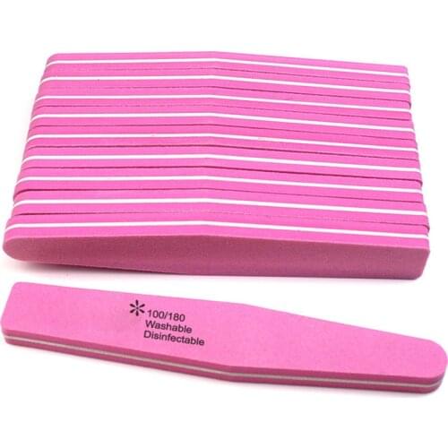 Nail Buffers 100/180 Sandpaper Nail File Double Side Sanding Buffer Block Set Nail Files For UV Gel Polish Manicure Tools
