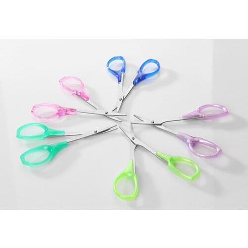 Manufacturer direct-selling stainless steel elbow small scissors beauty scissors needle and thread box first aid small scissors