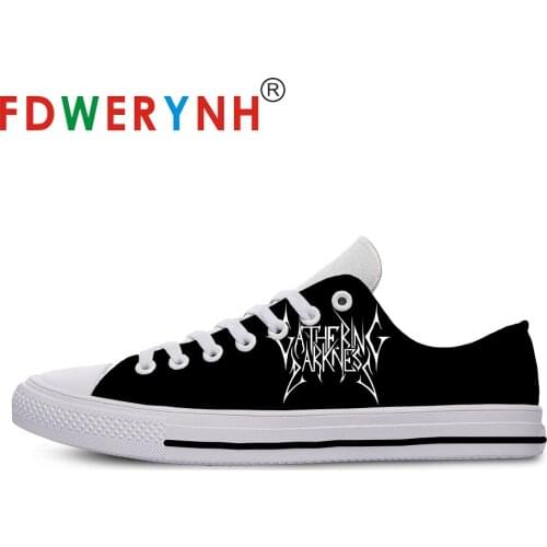 Thorns Band Most Influential Metal Bands of All Time Mens Low-top Casual Shoes 3D Pattern Logo Men Shoes
