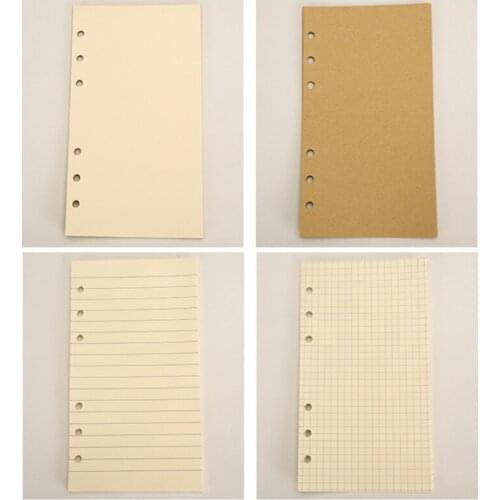 A6 Faux Leather Tri-fold Business Office Notebook Notepad Loose-leaf Bound Multifunction for School Travel Office