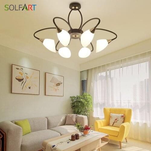 Glass Luminaria Ceiling Hanging Led Light Modern Chandelier Ceiling Led Ceiling Light