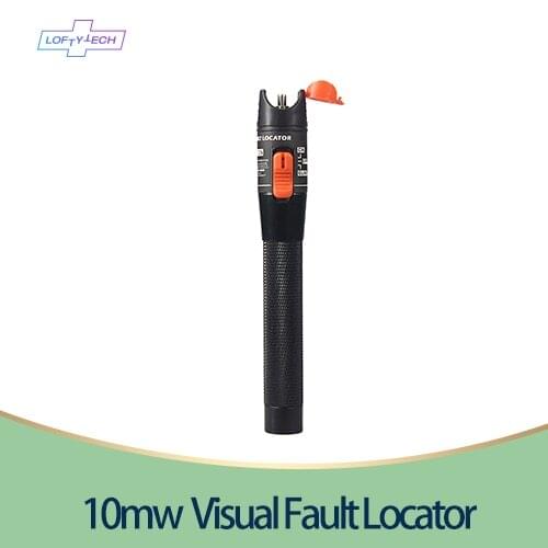 10mw 10km Visual Fault Locator 1mW Fiber Optic Pen Fusion Laser Fibra Optica Cable Tester