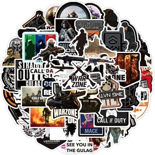 10/30/50PCS Call of Duty Game Stickers Cool Decals Car Laptop Motorcycle Guitar Skateboard Phone Waterproof Sticker Kid Toys