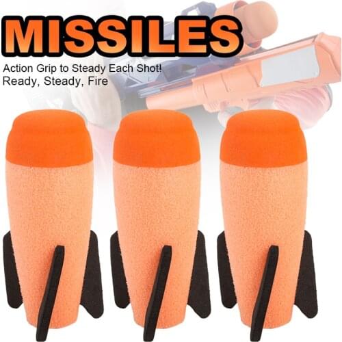 2-4Pcs Missile For Nerf Soft Missile for NERF N-Strike Modulus Missile Blaster with Elite Missile for Kids Children Gift