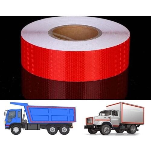 5cmx10m/Roll Safety Mark Reflective Sticker Car Styling Self Adhesive Warning Tape