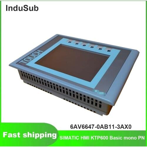 6AV6647-0AB11-3AX0 SIMATIC HMI KTP600 PN5.7 Inch Touch Screen RJ45 Ethernet New Original
