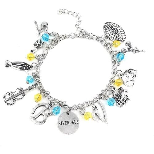 American Film Riverdale Bracelet Snake Gun Violin Man Monogram Bracelet Alloy Creative Men And Women Souvenirs