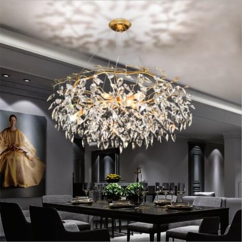 Art deco Chandelier Modern luxury Chandelier living room Decorative large crystal chandeliers lighting bedeoom light fixtures