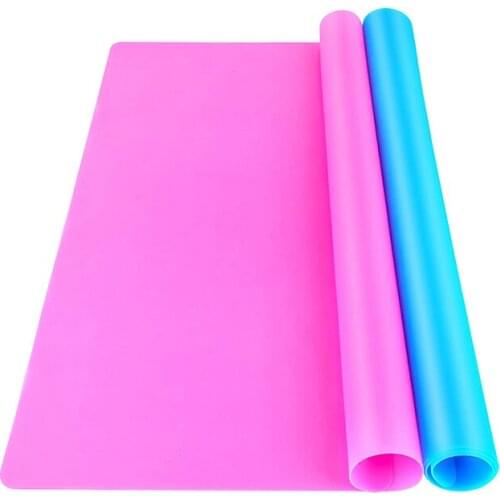 Large Silicone Mat For Crafts Jewelry Casting Mould Sheet Silicone Placemat Multipurpose Mat Nonstick Nonskid Heat-Resistant