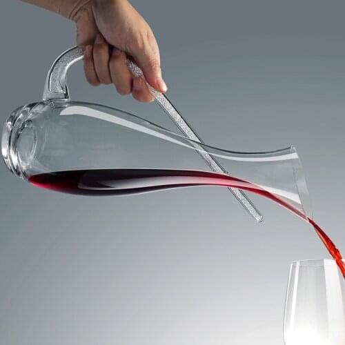 Household Glass Hip Flask European Style Personalized Wine Decanter Creative Light Luxury Flasque Alcool Drinkware EJ50HF