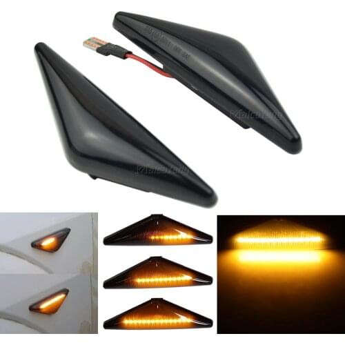 For Ford Mondeo MK3 2000-2006 Focus MK1 1998-2004 LED Side Marker Turn Signal Light Dynamic Sequential Repeater Blinker