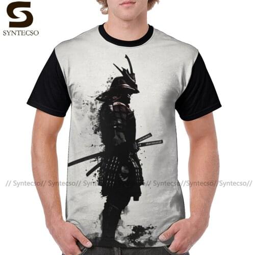 Warrior T Shirt Armored Samurai T-Shirt Funny Polyester Tee Shirt Fashion XXX Graphic Men Graphic Tshirt