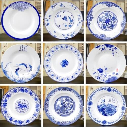 Hot sale Jingdezhen blue and white porcelain dinnerware/ tableware