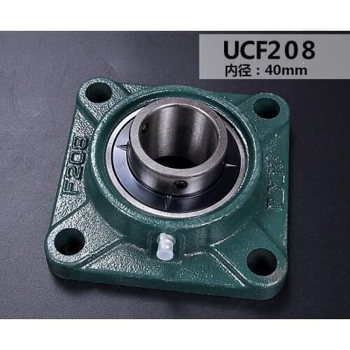 UCF204 20mm Housing 4 Bolt Mounted Bearing Bore Square Flange Pillow Block