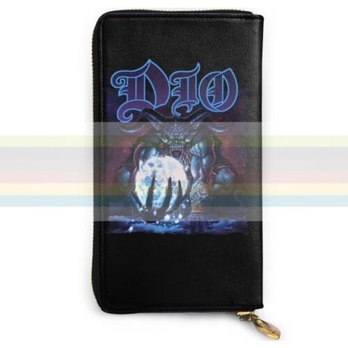 DIO ' Master Of The Moon ' new mens and womens smart leather wallet credit card bank card bag. Long mobile wallet