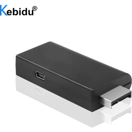 Plug & Play for PS2 to HDMI-compatible Audio Video Converter Adapter 480i/480p/576i with 3.5mm Audio Output for All PS2 Display