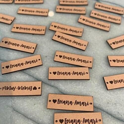 Personalize Custom Knitting Tags,Labels for Handmade Products,leather tags for crochet,Leather Labels