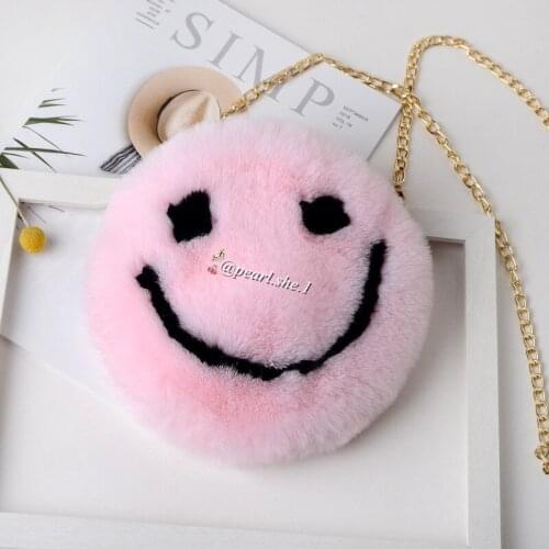 Pink fur bag Fashion Brand Fashion Luxury Hand Bags Fashion Trends Ladies Bags Ladies Handbag fur bag Low Price
