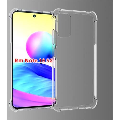 Crystal transparent Anti-Scratch Shockproof Durable Flexible soft Case Cover for Xiaomi Redmi Note 10 5G Cases