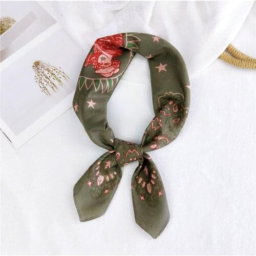 Cotton and linen Scarf Square Tie Small/silk/Neck/Ring/Square Scarf Winter Head Scarf For Women Neckerchief Fashion FJ364