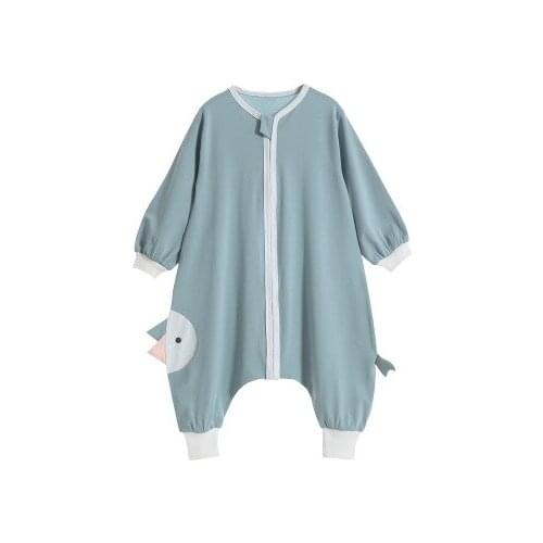 Spring Summer Baby Sleeping Bag Kids Romper Muslin Bamboo Cotton Toddler Sleep Sack Cute Cartoon Sleep Bag Children Kick Quilt