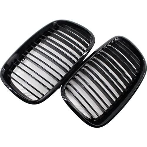 Front Kidney Double Line Grills Grille Fit for BMW X5 E70 E71 X5M 2007-2013