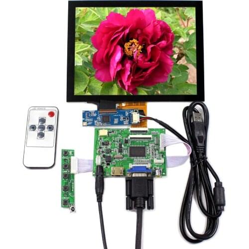 VS080TC-A1 Capacitive Touch Panel EJ080NA-04C Backlight WLED HD MI VGA 2AV LCD Controller Board 8inch LCD Screen