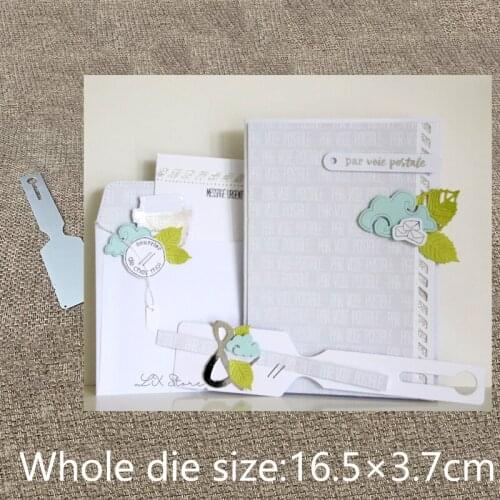 XLDesign Craft Metal Cutting Die stencil mold tag label decoration scrapbook Album Paper Card Craft Embossing die cuts