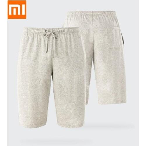 Youpin instant me men cotton comfortable home casual shorts outdoor Comfortable and breathable Loose sports shorts