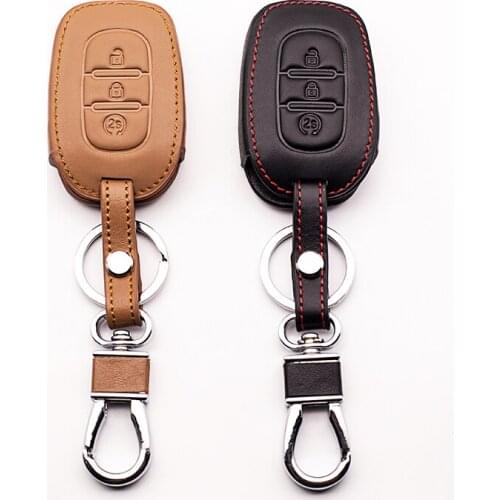 3 Button Remote Key Fob Case Cover For Renault Duster Sandero Captur Logan Clio Laguna Scenic 2016 2017 car keys accessories