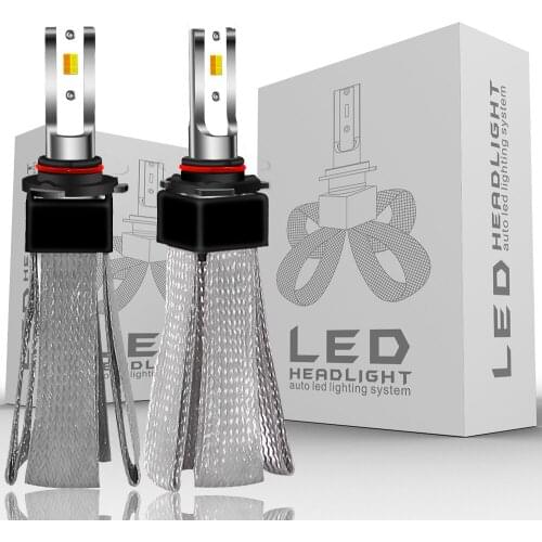 9006 LED Car Headlights Copper belt heating H1 H4 H7 H11 H13 9005 HB4 9007 Auto light T9 80W 9600LM CSP Chips 3000K 4300K 6000K