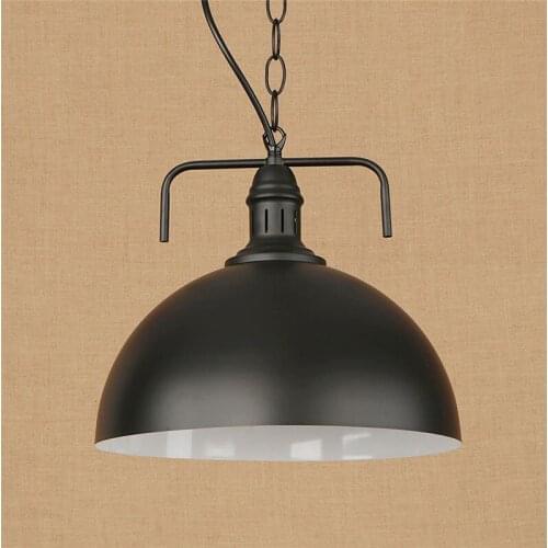 American Industrial Vintage Iron Droplight Loft Style LED Pendant Light Fixtures Dining Room Home Hanging Lamp Indoor Lighting