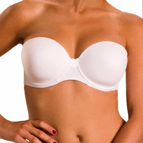 Hot Sexy Push Up Bra Bralette Women Silicone Strapless Halter Invisible Wedding Top Cup A B C D E F 70 75 80 85 90 95 Big Size