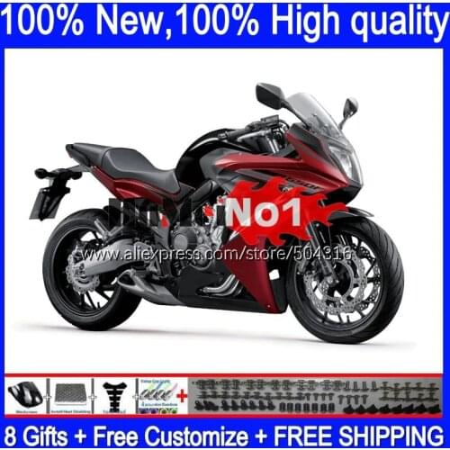 CBR650F For HONDA CBR650 CBR 650 F 109MC.6 CBR 650F 2011 2012 2013 2014 2015 2016 wine red hot CBR-650F 11 12 13 14 15 Fairing