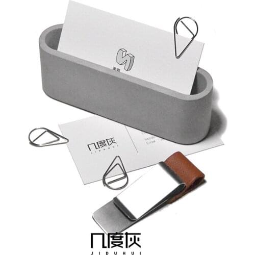 Cement ornaments Nordic concrete ornaments geometric industrial winds art Pen holder