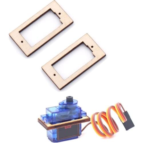 5/10/20pcs Rc Servo Mount Holder Wood Chip For SG90 9g Servo Steering Gear Mounting Seat